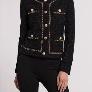 NWT!!! Generation Love Velma Tweed Jacket - black/XS
